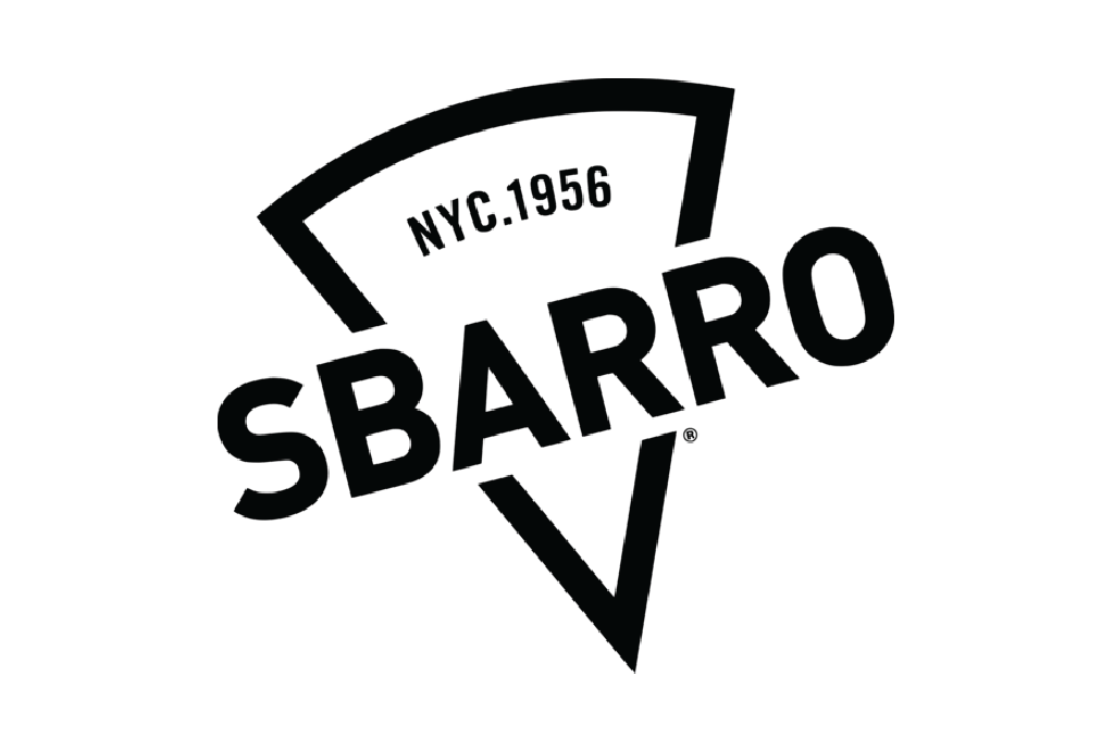 Sbarro logo representing New York-style pizza, slices and Italian-inspired quick meals at the Exchange.