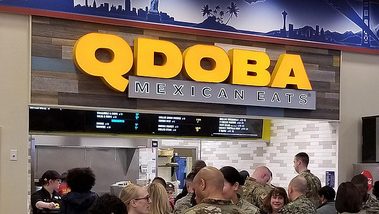 Qdoba Officially Opens at Fort Meade Exchange Food Court