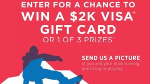 Enter for a chance to win a $2K Visa Gift Card or 1 of 3 prizes