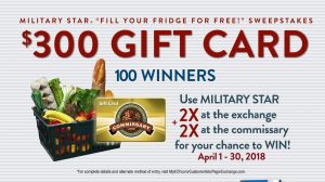 MILITARY STAR Card Helps Military Shoppers Fill Their Fridge for Free!