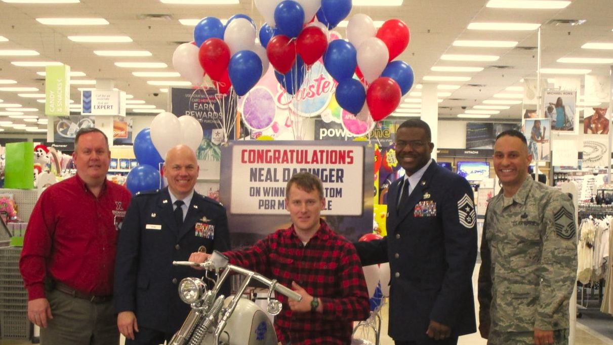 Iraq War Veteran, New Exchange Online Shopper, Wins $25,000 Motorcycle