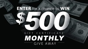 Exchange shoppers can win a $500 gift card in Order Tire sweepstakes