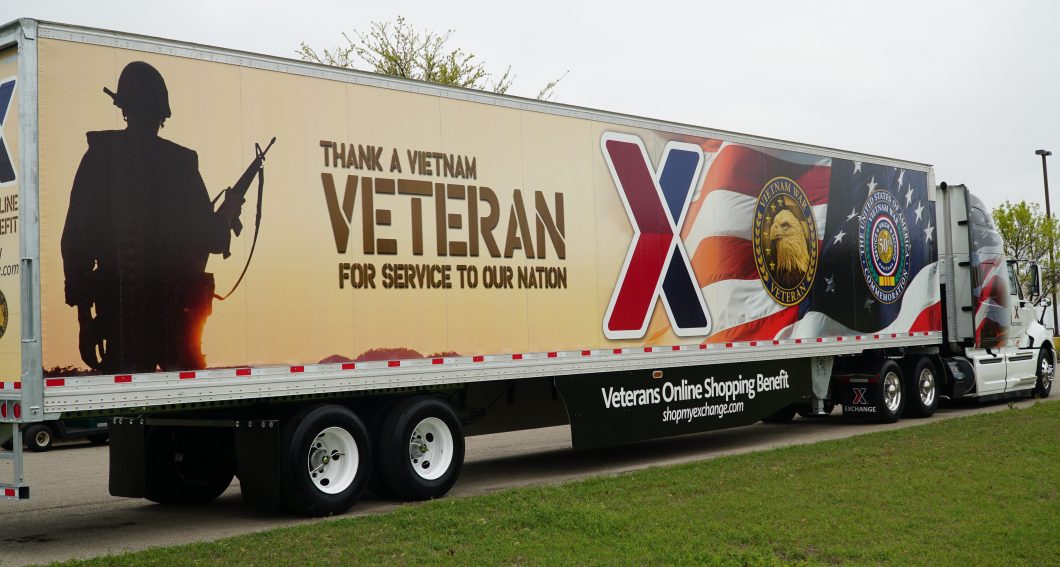 Army & Air Force Exchange Service Salutes Vietnam Veterans with Custom Truck Design