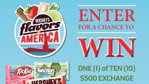 Sweet! Military Shoppers Can Win a $500 Exchange Gift Card in Hershey’s Sweepstakes