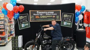 Retired Airman Rides Off With Customized Harley-Davidson in Exchange Sweepstakes