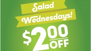 Exchange Shoppers Can Save on Eating Healthy with Salad Wednesdays