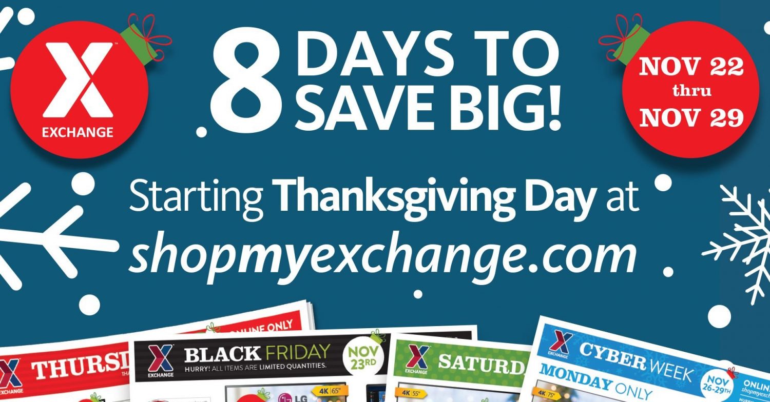 Exchange Unveils Deals for Eight-Day Stretch of Military-Exclusive Holiday Savings