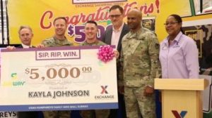 Camp Humphreys Military Spouse Wins $5,000 Exchange Shopping Spree