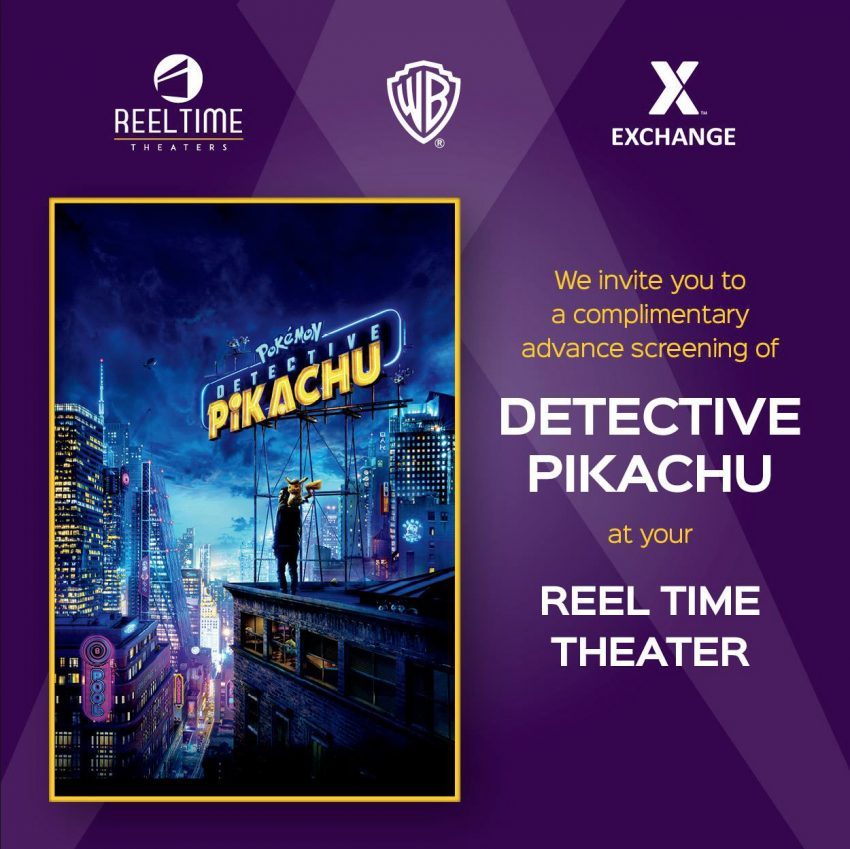 Detective Pikachu free movie screening at military theaters