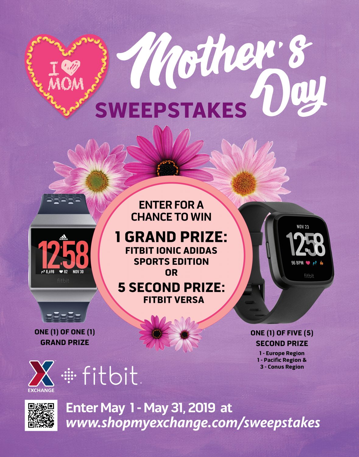 Mother's Day Fitbit Sweepstakes