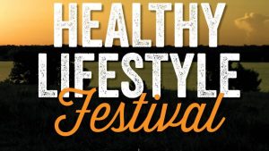 Healthy Lifestyle Festival, BE FIT, Exchange, and Commissary logos