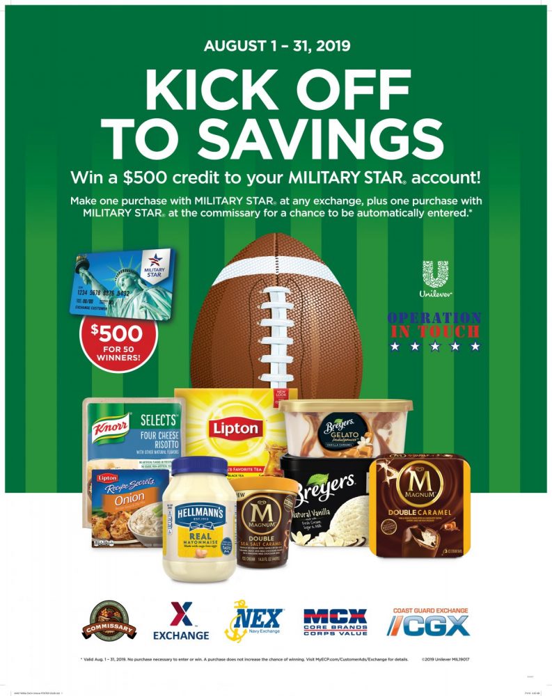 Unilever Kickoff to Savings Sweepstakes