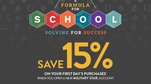 Save 15 on first days purchases August offer