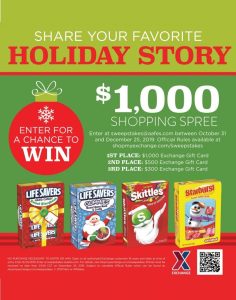 Three holiday sweepstakes for military shoppers