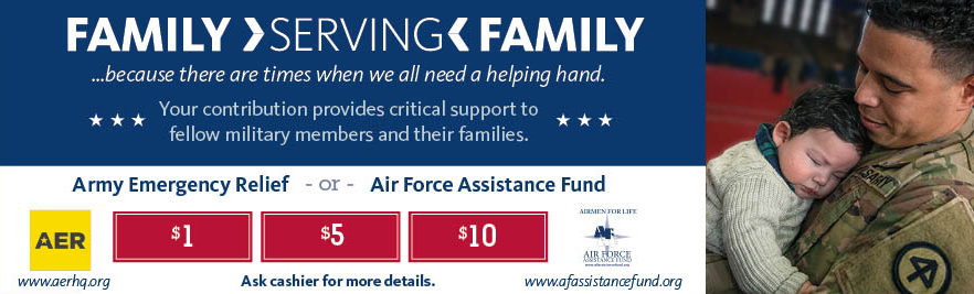 AER and AFAF year-round giving