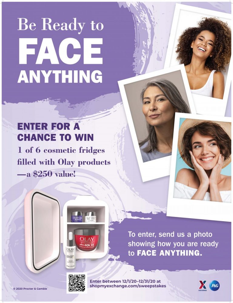 Olay Face Anything photo contest poster