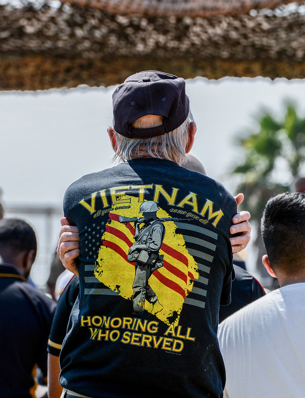 Vietnam Veteran at a parade