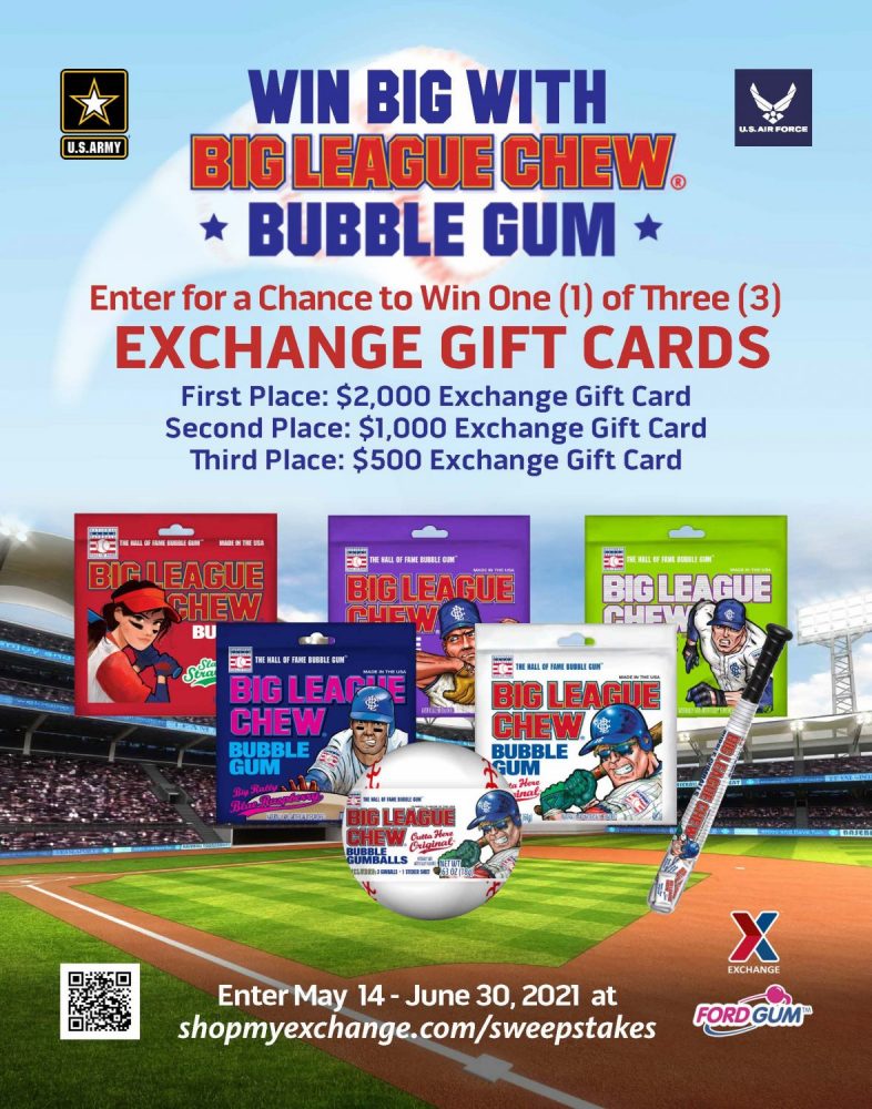 Big League Chew sweeps