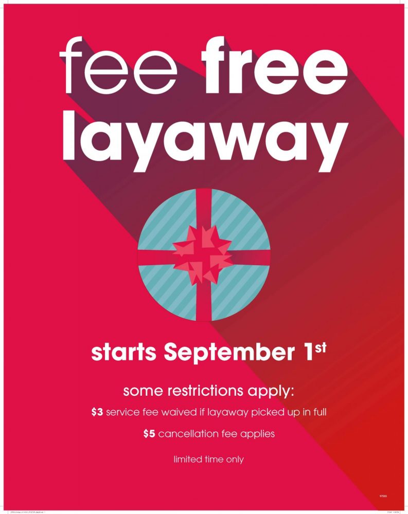 fee-free holiday layaway