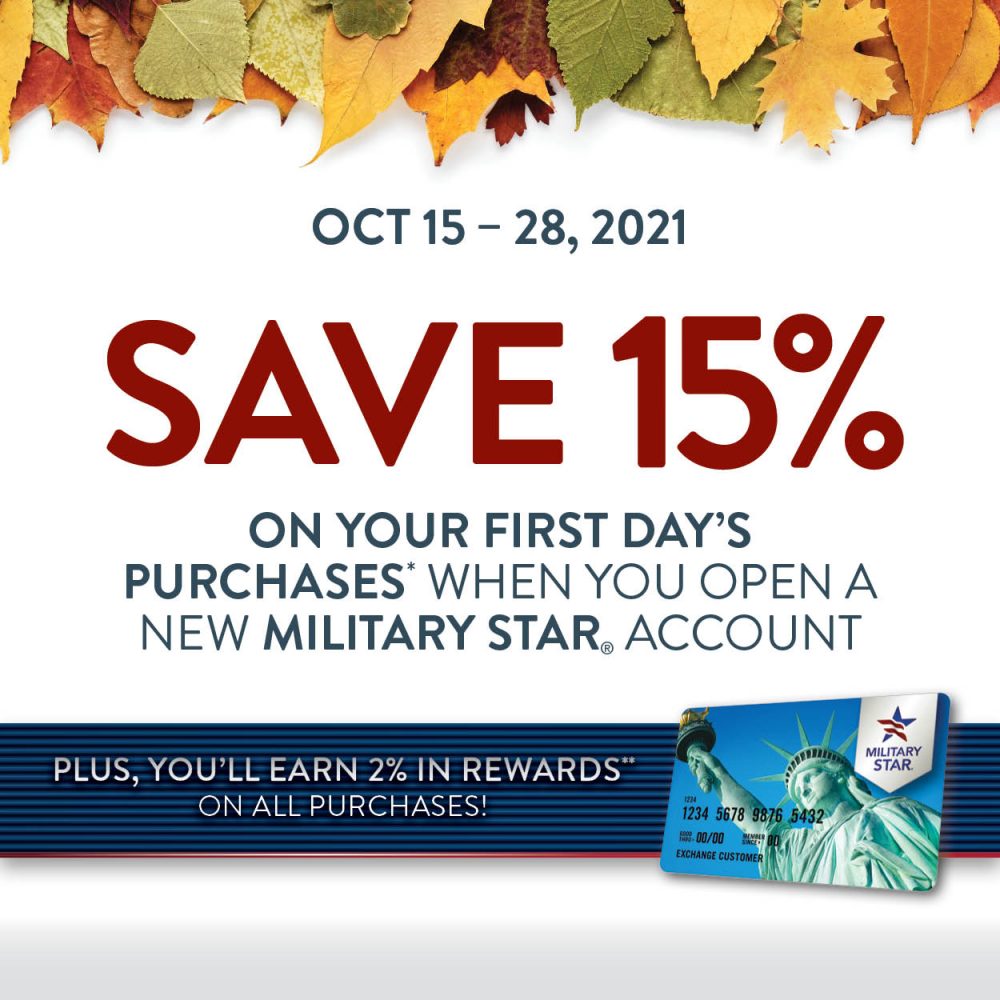 MILITARY STAR 15% Off First Day Purchase