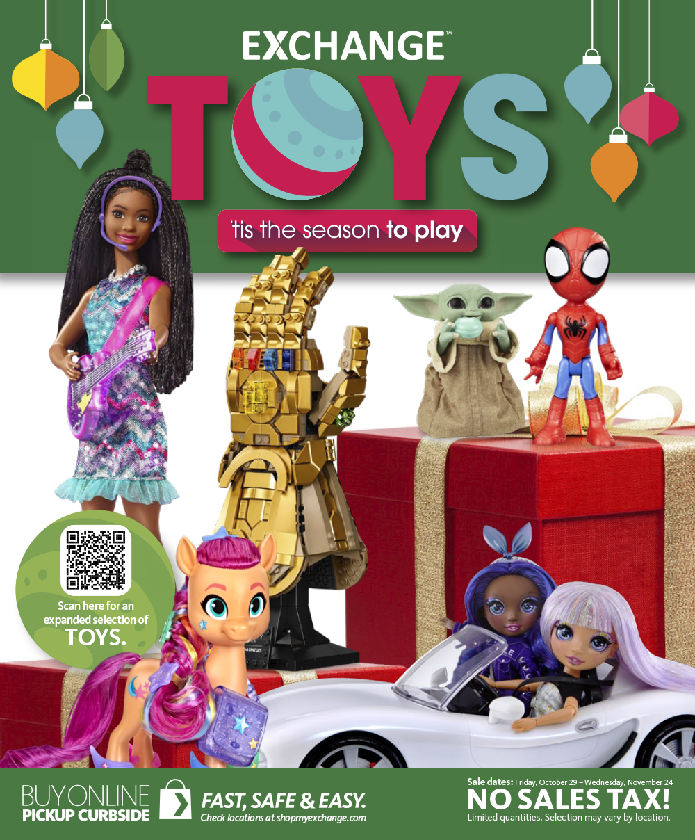 Toy Glory! Exchange Toy Book Highlights 2021’s Best Picks for Military Kids 