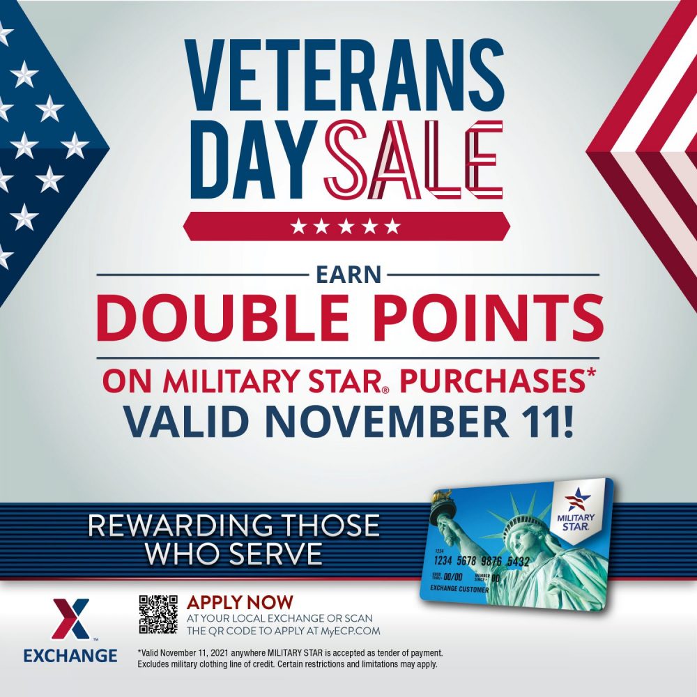 Exchange Salutes Military Community with Veterans Day MILITARY STAR Card Offers