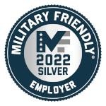 Seal for 2022 Military Friendly Employer Silver Award