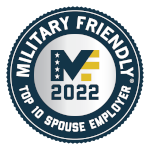 2022 Military Friendly Top 10 Spouse Employer seal