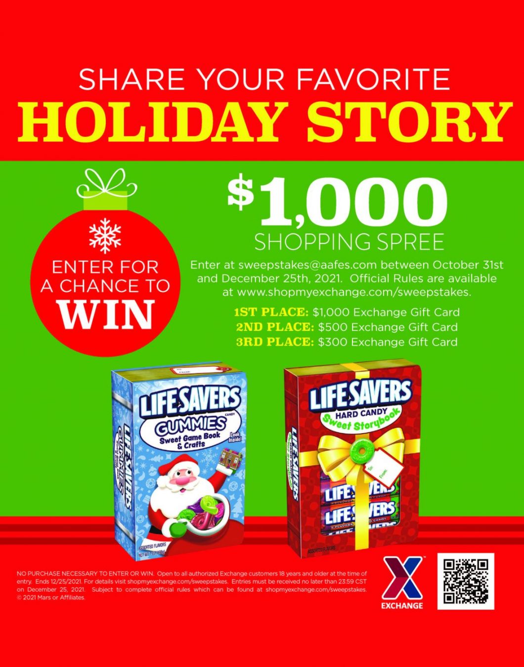 Exchange Shoppers Can Share Their Holiday Stories for Chance to Win $1,800 in Gift Cards