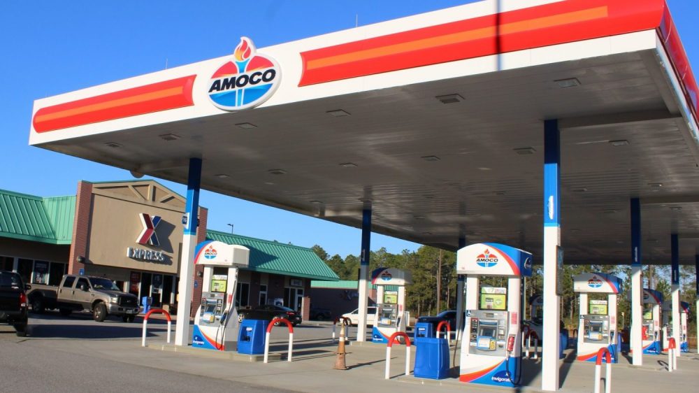 Photo of the new BP/Amoco-branded 6th Express at Fort Stewart.