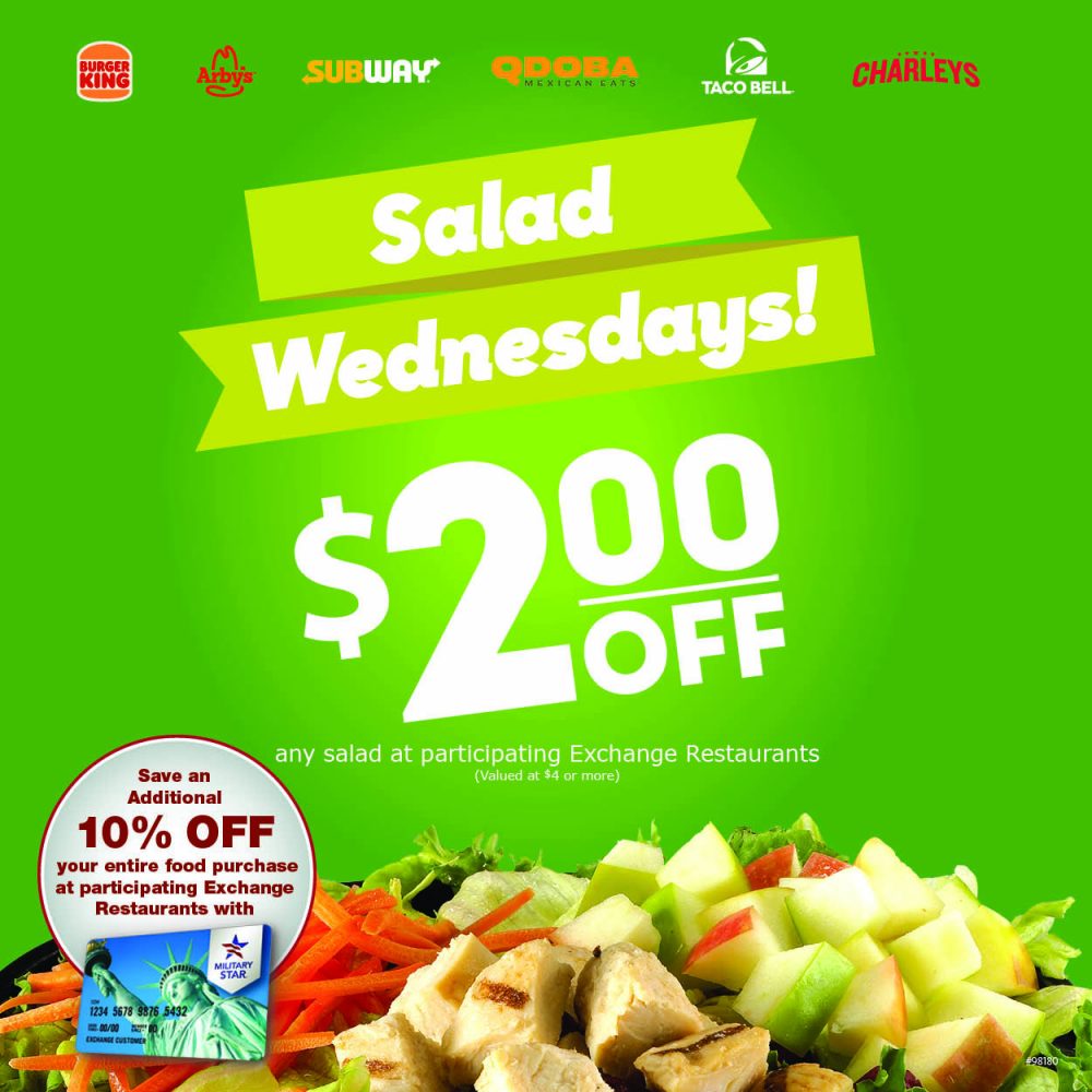 Salad Wednesdays at the Exchange