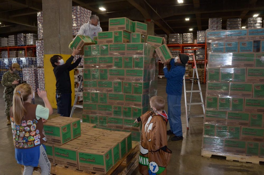 Girl Scout Cookies for Troops Overseas