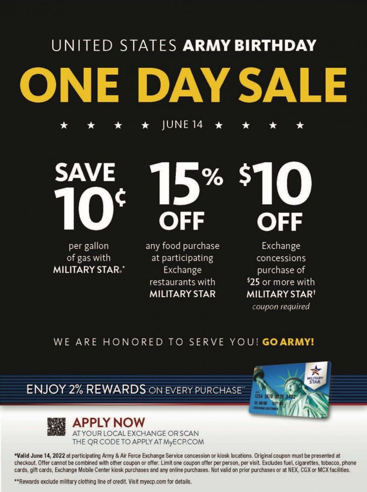 Army Birthday Military Star offers