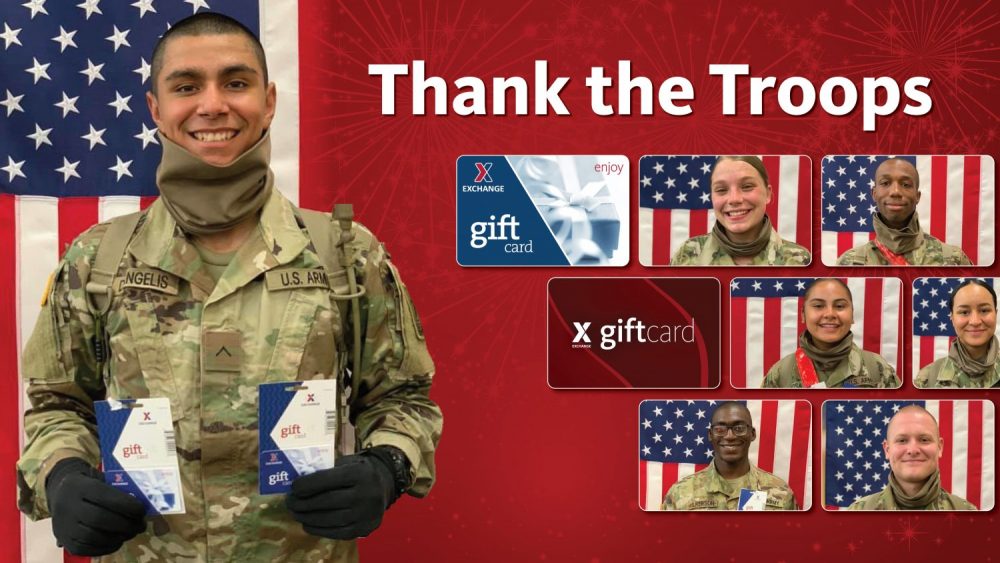 Anyone Can Send Troops A Piece of Home This July with Exchange Gift Cards