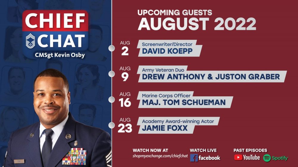 Jamie Foxx, David Koepp Headline Exchange’s ‘Chief Chat’ in August