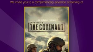 Free advance screening of "Guy Ritchie's The Covenant" at select Exchange theaters.