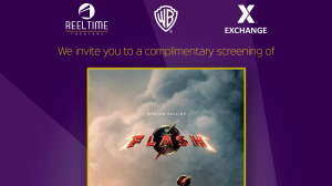 Service members and their families can enjoy a free advance screening of Warner Bros. Pictures’ “The Flash” at select Exchange Reel Time Theaters on June 3.