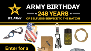 Celebrate the Army's 248th birthday with the Exchange's Army Birthday sweepstakes