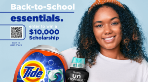 Military shoppers can enter to win $50,000 in scholarships in this summer’s Tide & Downy Scholarship Sweepstakes.