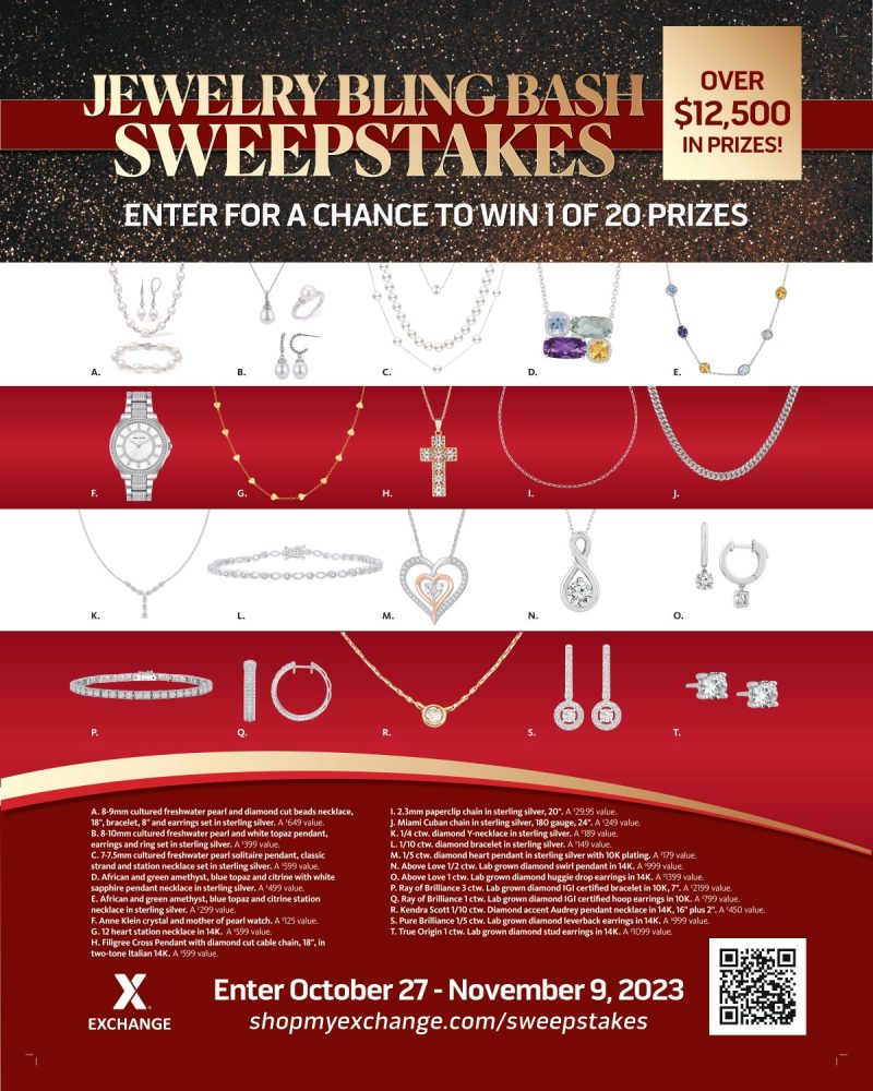 Jewelry Bling Bash sweepstakes