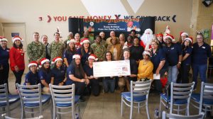 For the second straight year, a group of lucky Tinker Exchange shoppers received a special holiday surprise—having their layaway balances, totaling nearly $4,000, paid off in full.