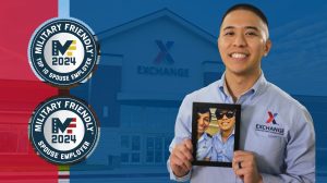 The Exchange was named the No. 1 Military Friendly Spouse Employer by VIQTORY.