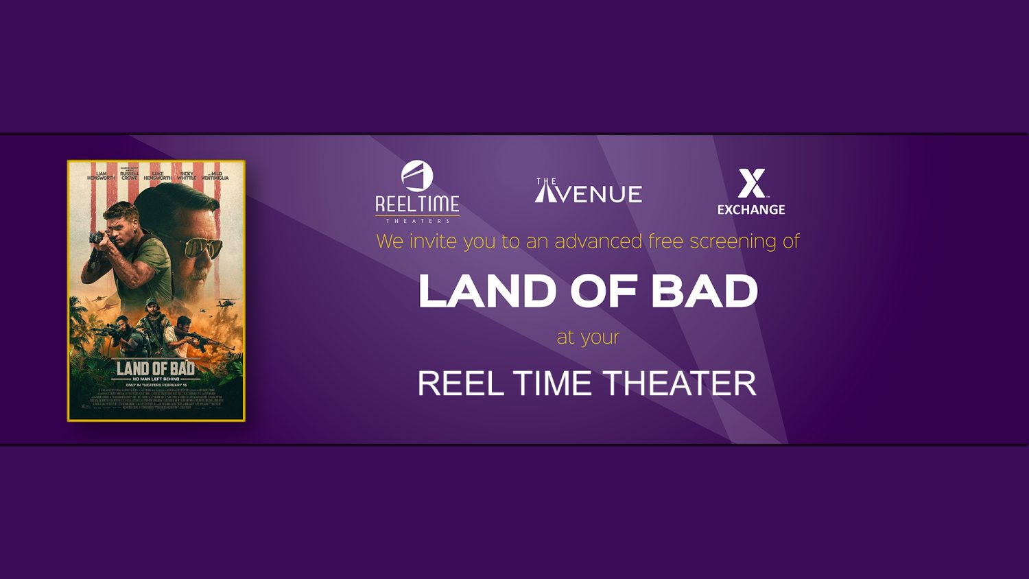 Land of Bad free advance movie screening