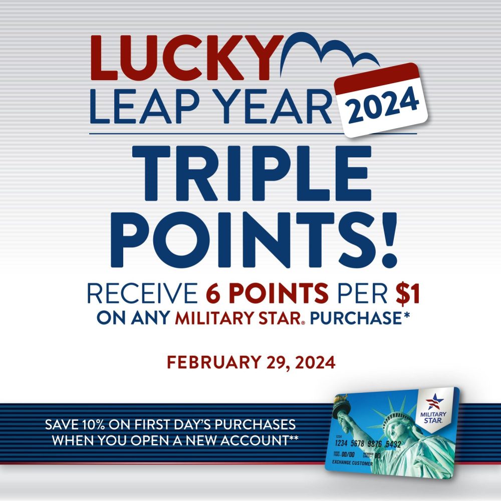 MilStar leap day triple points