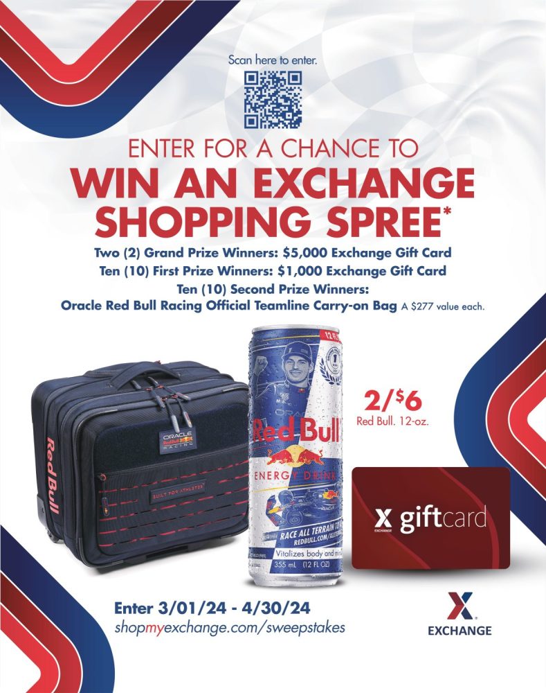 red bull shopping spree sweeps