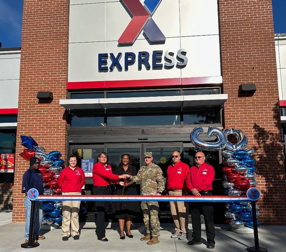 The Exchange cut the ribbon on its new troop store at Fort Eisenhower. The 12,808-square-foot troop store provides an improved, convenient shopping experience to service members.