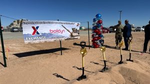 Cell tower groundbreaking at Fort Bliss