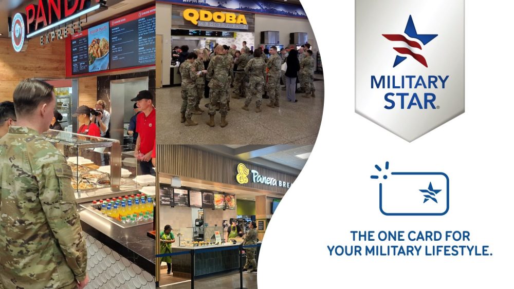 Save 10%, Earn Rewards at Exchange Restaurants with the MILITARY STAR Card