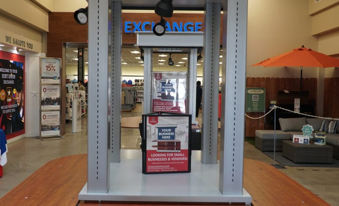 Fort Irwin Main Exchange open kiosk