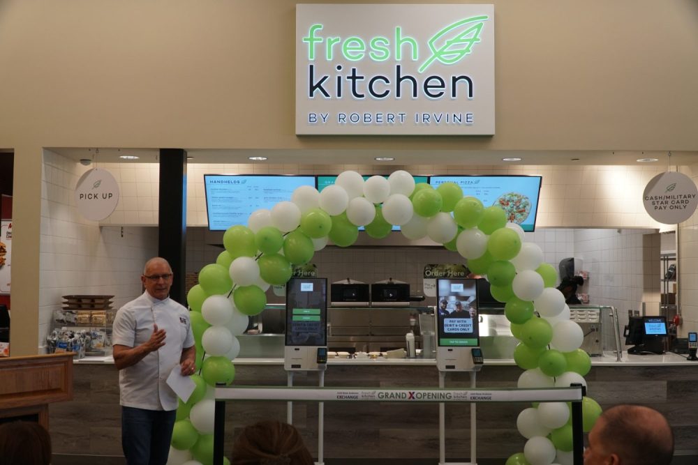 Celebrity Chef Robert Irvine Unveils His Fresh Kitchen at Joint Base Andrews Exchange